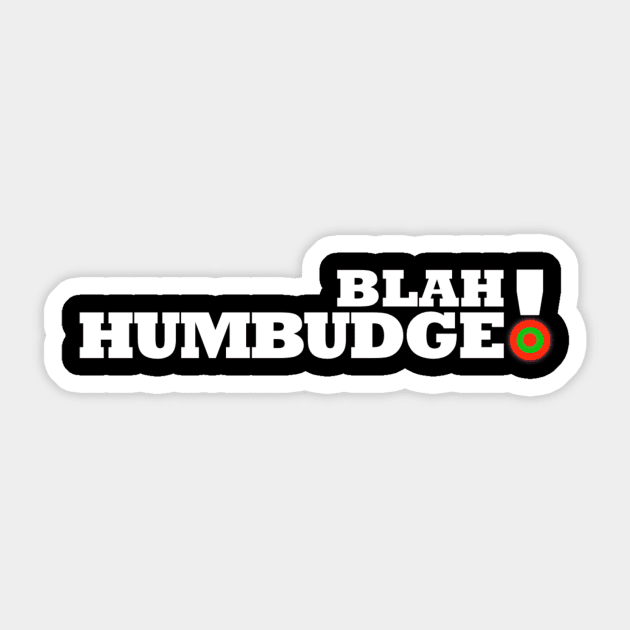 Blah Humbudge! Sticker by tonythaxton